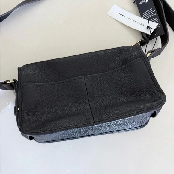 Aimee Kestenberg Muse Cargo Black Leather Crossbody